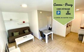 CANNES-PASSY - TRÈS BEAU STUDIO POUR 4 PERS - PISCINE DANS RÉSIDENCE - PARKING PRIVé - JARDIN